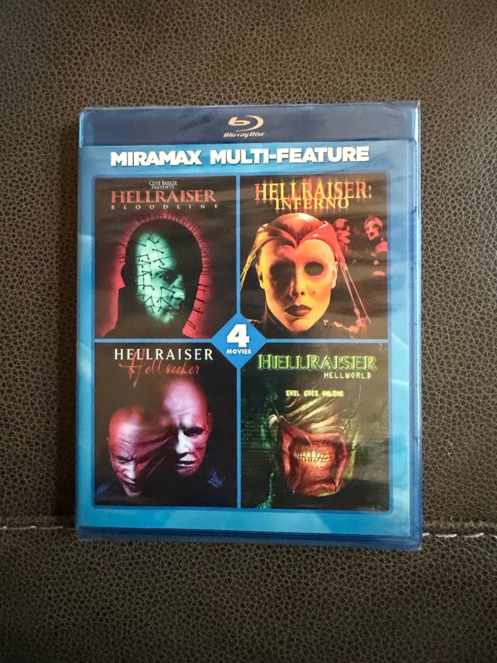 Hellraiser 4-Movie Collection Blu-ray – Bloodline, Inferno, Hellseeker & Hellwor